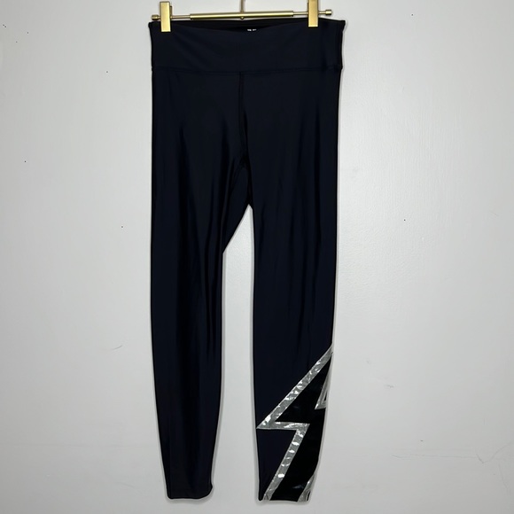 Heroine Sport Large Bolt Legging Black Silver - Picture 1 of 7